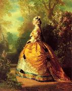 Franz Xaver Winterhalter The Empress Eugenie oil on canvas